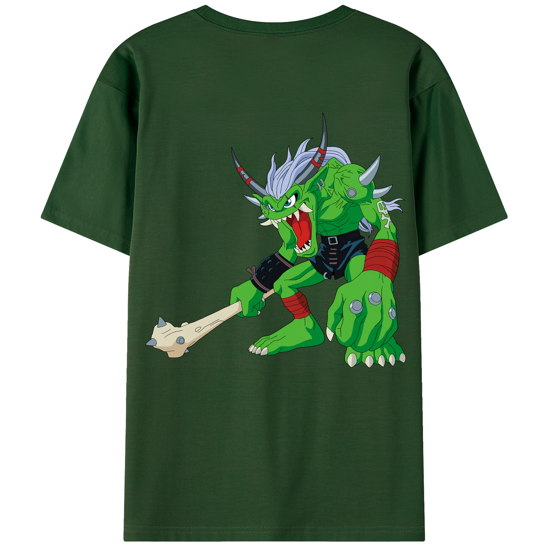 （画像用） Digimon デジタルモンスター/デジモン 綿100％半袖Tシャツ（背面プリント）
